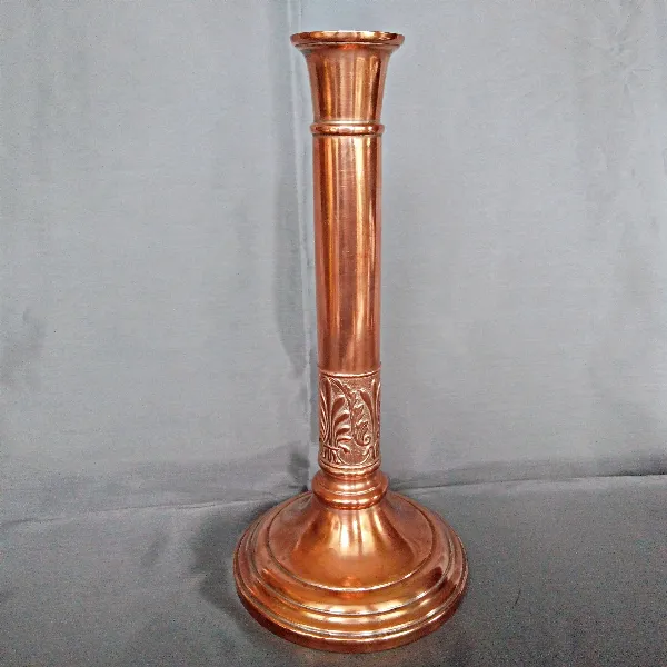 Ancien bougeoir bronze désargenté avec poinçon époque Empire