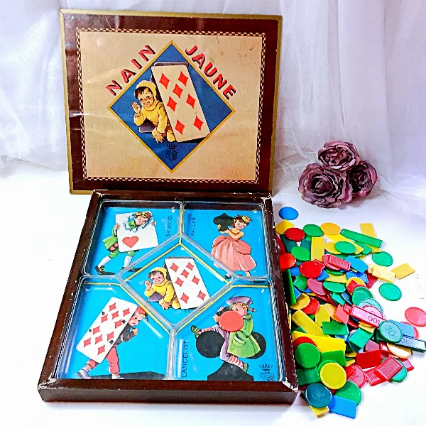 Jeu Nain Jaune J.L Garnier Cornil France vintage 60