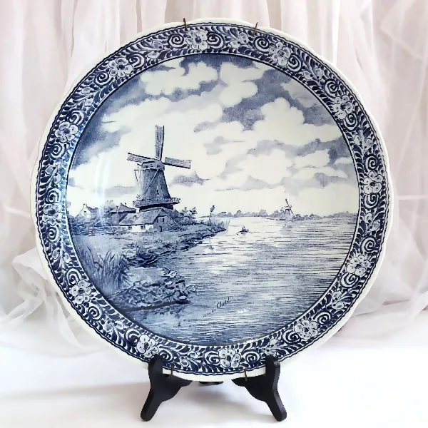 Grand Plat XL 40cm BOCH Frères - Décor 