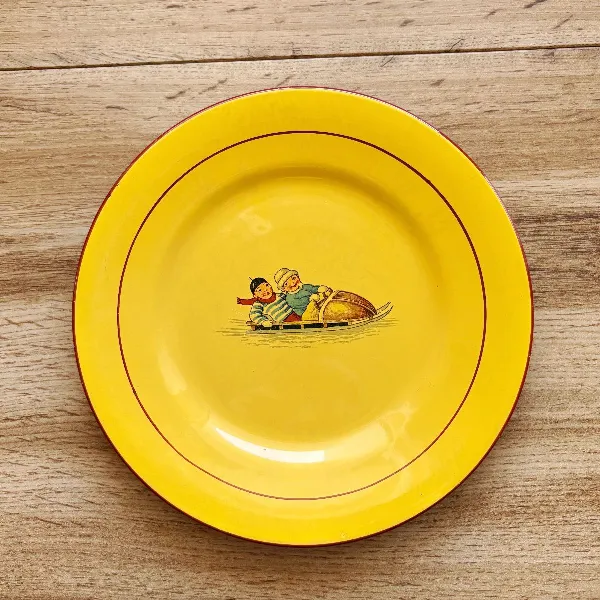 Assiette Plate Vintage 